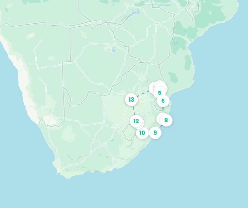 Route-rondreis-noord-oosten-zuid-afrika-ekhaya-afrika-reizen